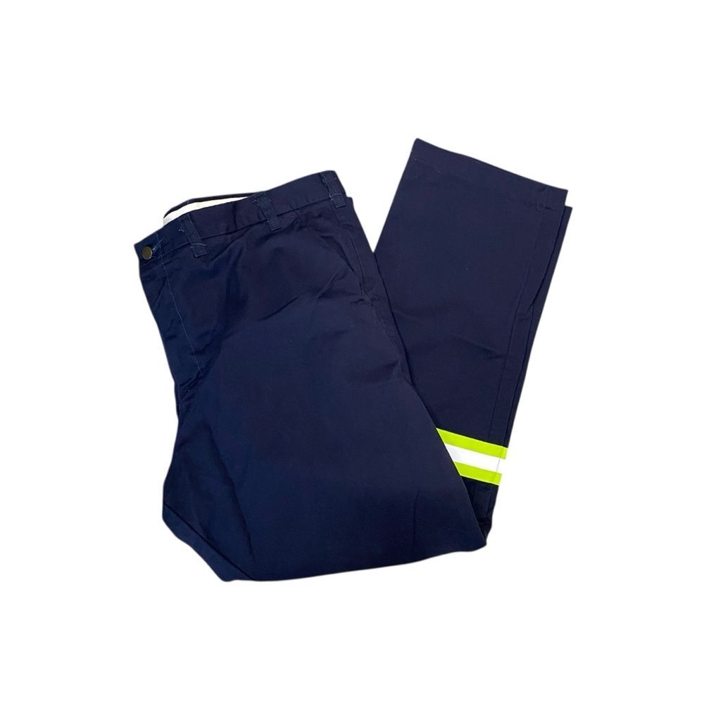 SteelGuard FR Pro Work Pants CAT 2 Westex UltraSoft Navy Reflective Safety Pants